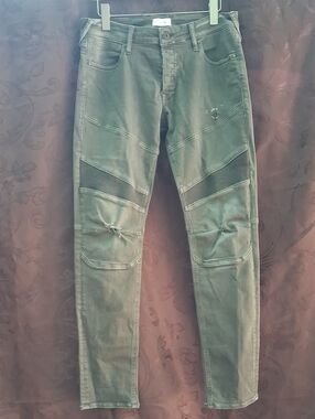 Jack and Jones Slim Biker Jeans in Olive